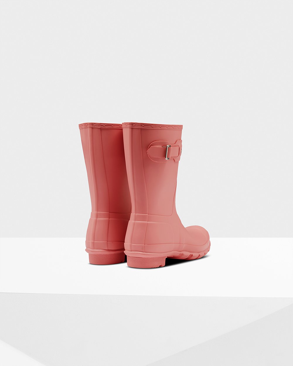 Hunter Original Short Rain Boots - Store Womens Pink - TGASMQ712